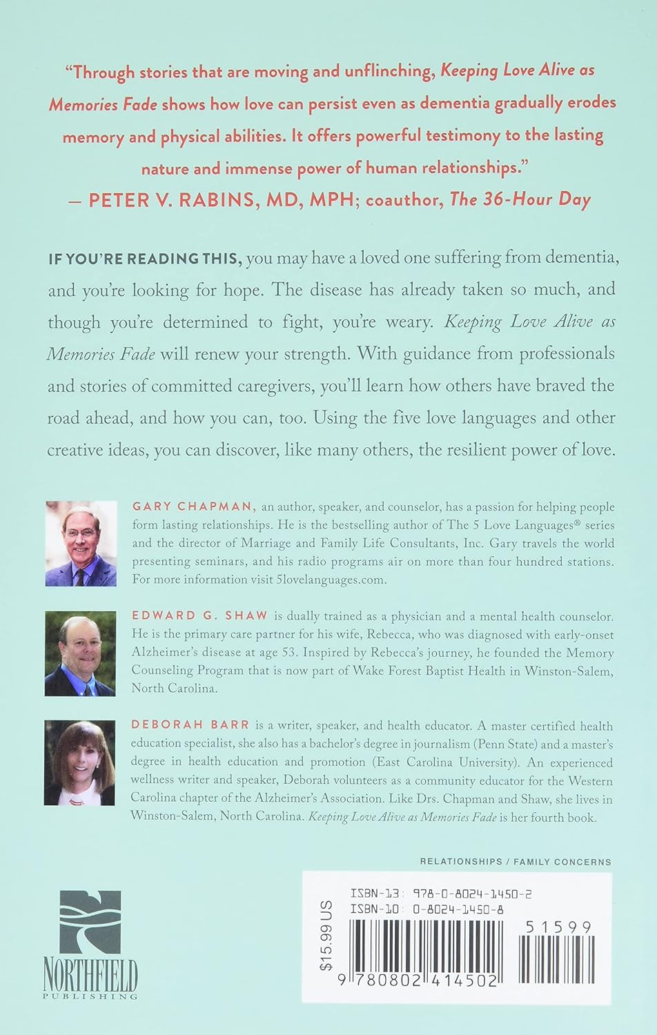 Keeping Love Alive as Memories Fade: The 5 Love Languages and the Alzheimer's Journey