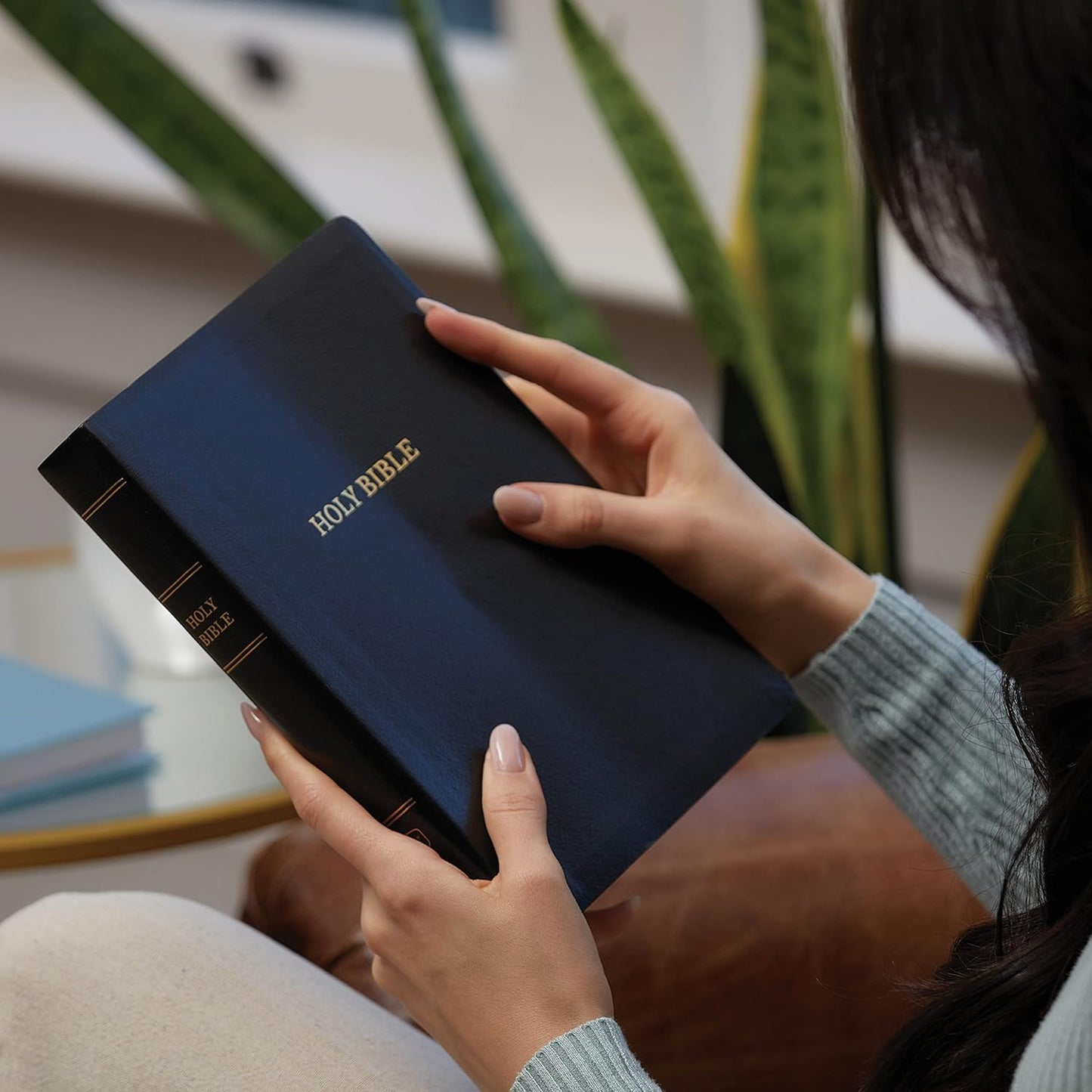 KJV Holy Bible, Personal Size Giant Print Reference Bible