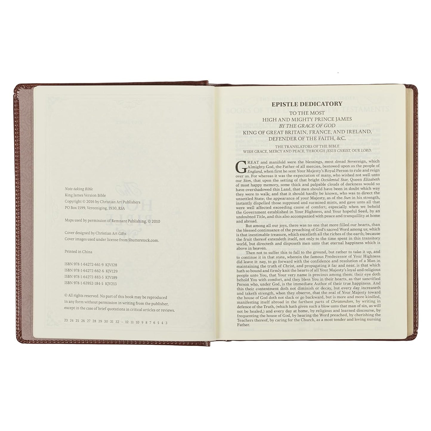 KJV Holy Bible, Note-taking Bible