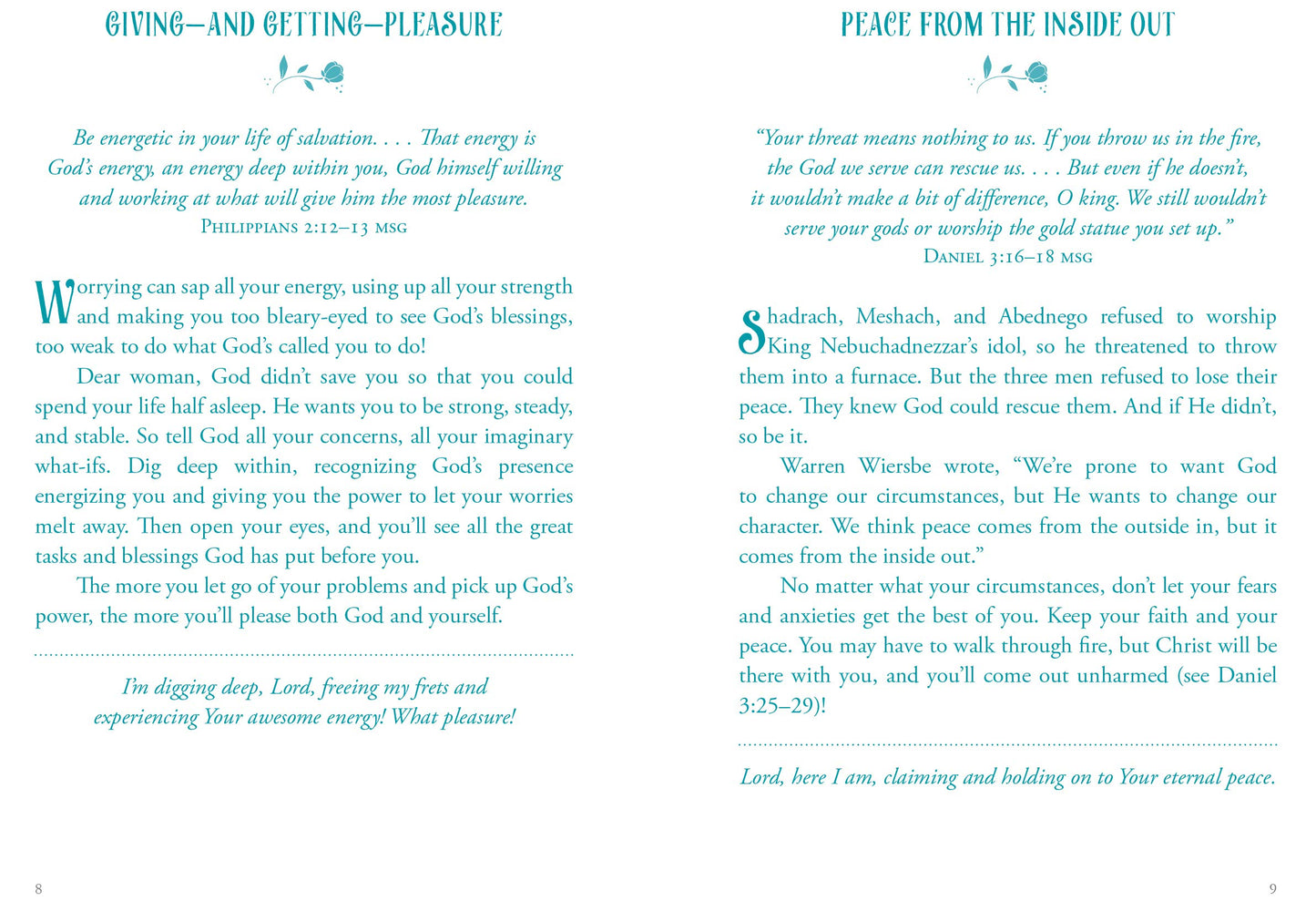 Worry Less, Pray More: A Woman's Devotional Guide to Anxiety-Free Living