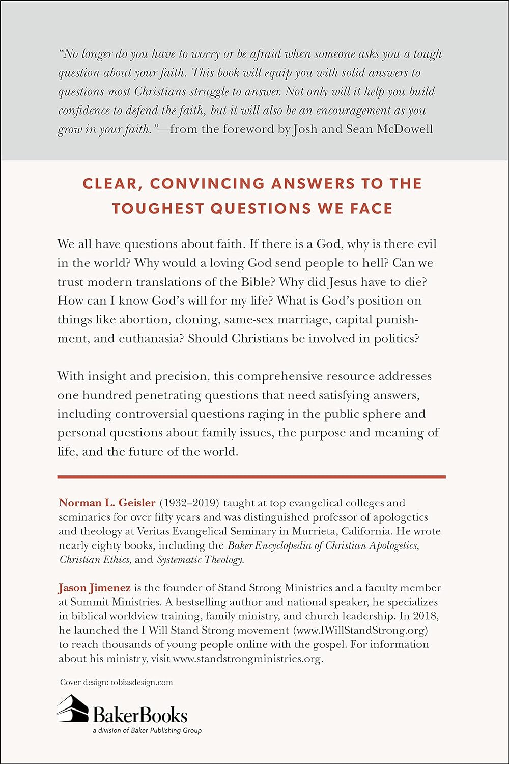 The Bible's Answers to 100 of Life's Biggest Questions