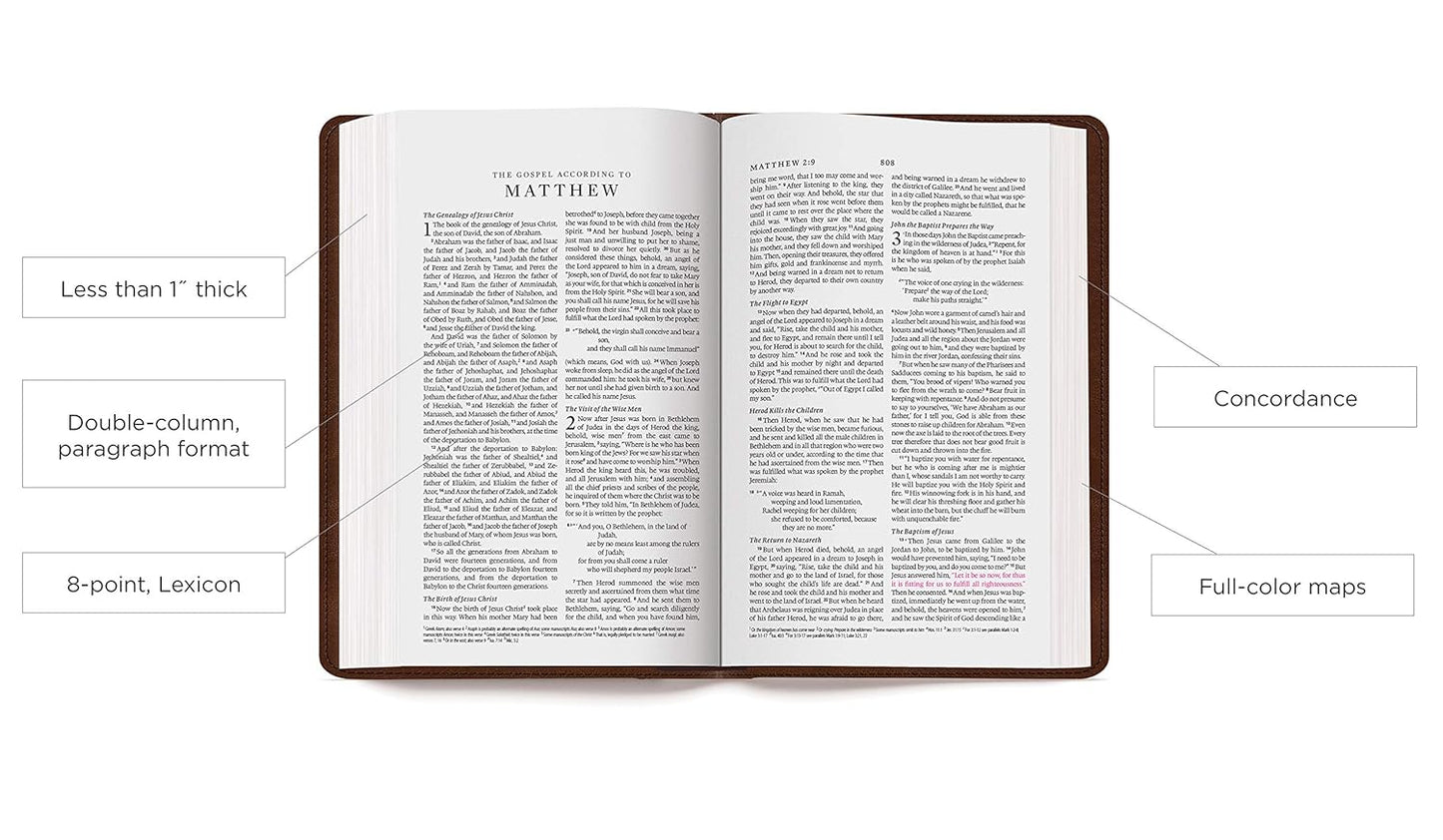 ESV Thinline Bible (TruTone, Espresso)