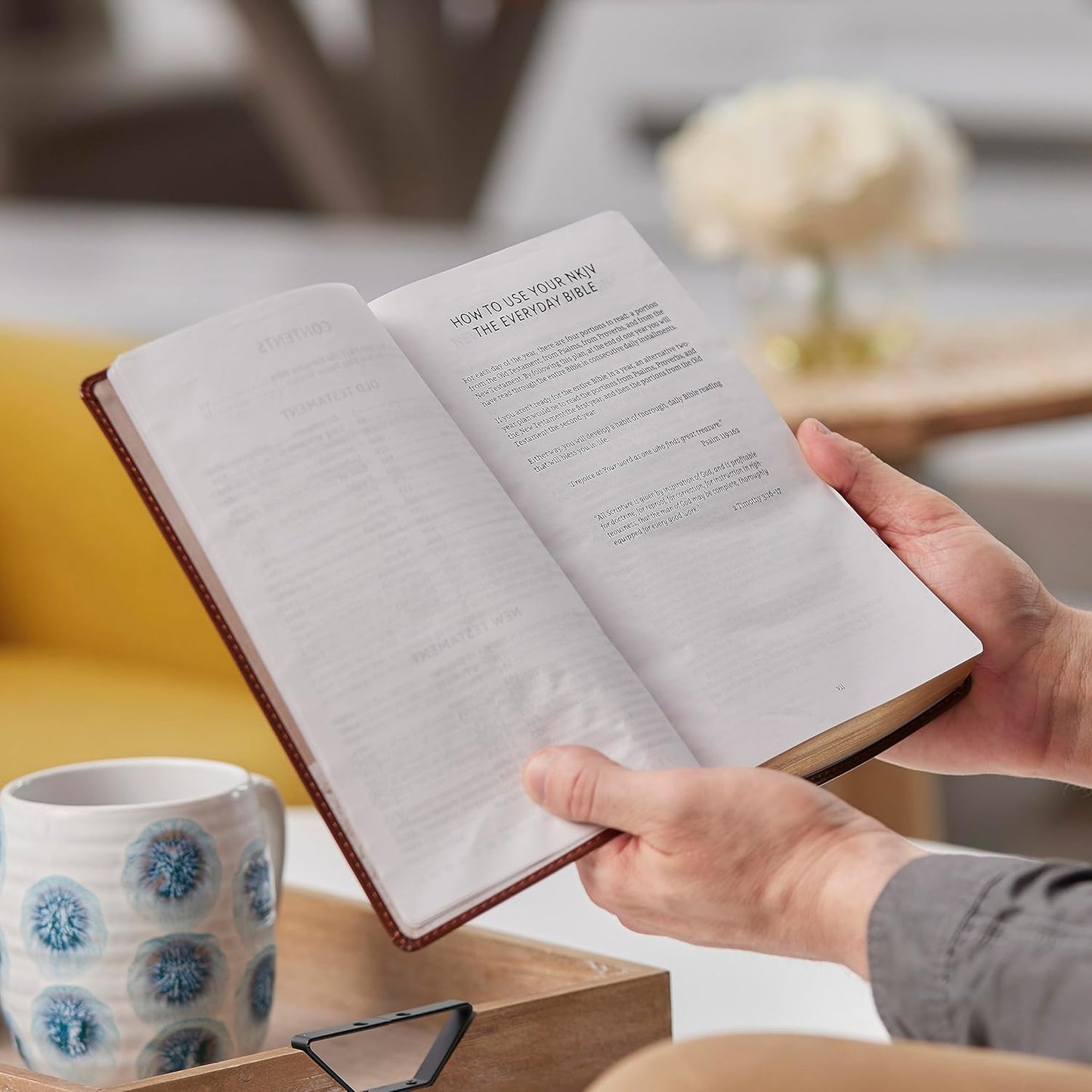 NKJV, The Everyday Bible, Brown Leathersoft, Red Letter, Comfort Print: 365 Daily Readings Through the Whole Bible
