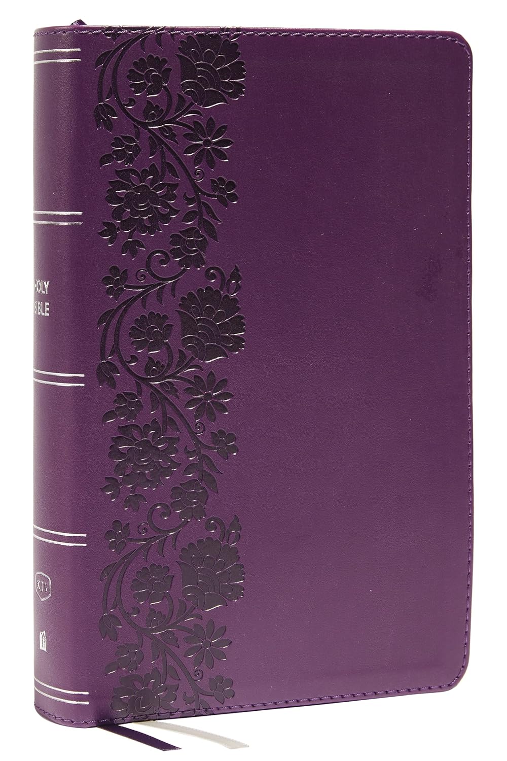 KJV, End-of-Verse Reference Bible, Personal Size Large Print, Leathersoft, Purple, Red Letter, Comfort Print