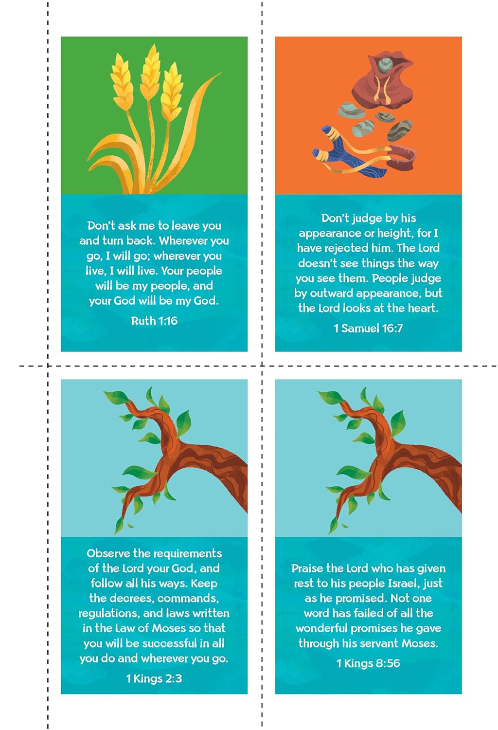 Go Bible Key Verse Challenge: Scripture Memory Verse Cards
