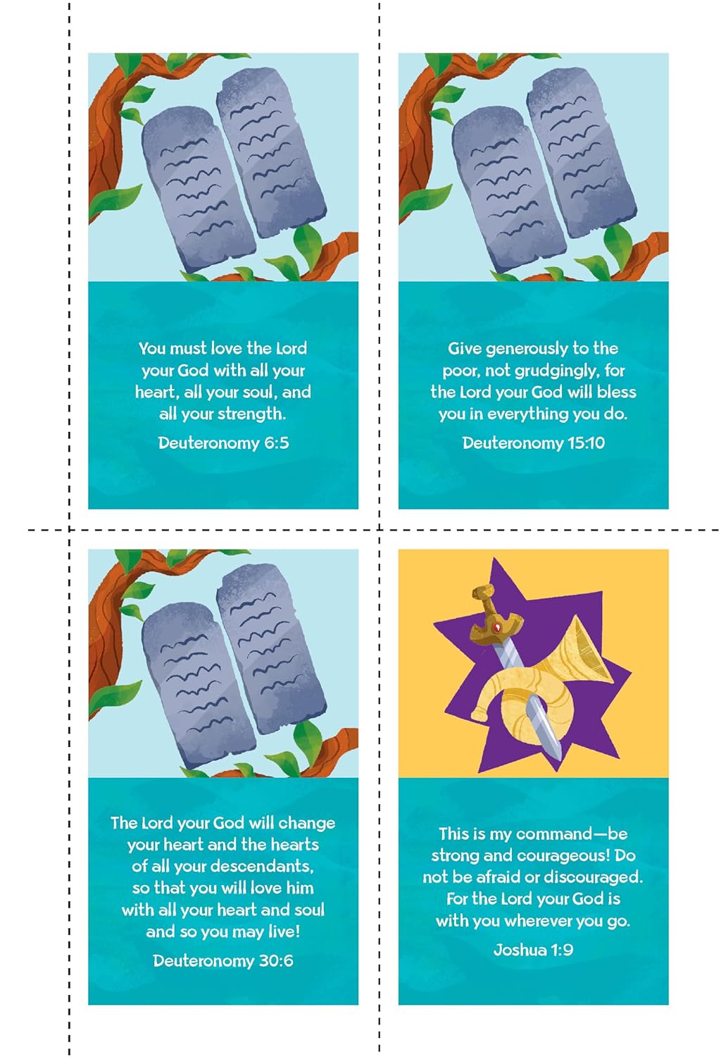 Go Bible Key Verse Challenge: Scripture Memory Verse Cards