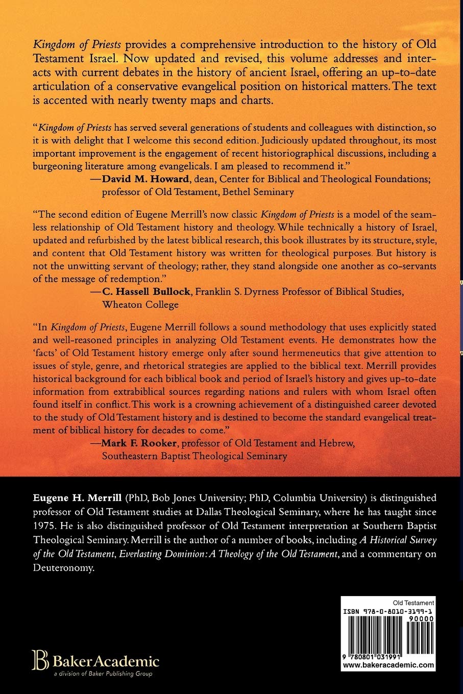 Kingdom of Priests: A History of Old Testament Israel