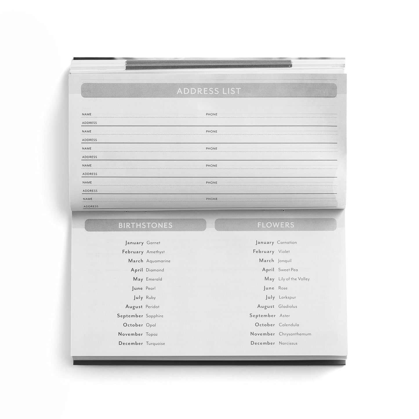 Blue and Gold Marble 2024 – 2025 Planner - 28-Month - 2 Year Pocket Calendar