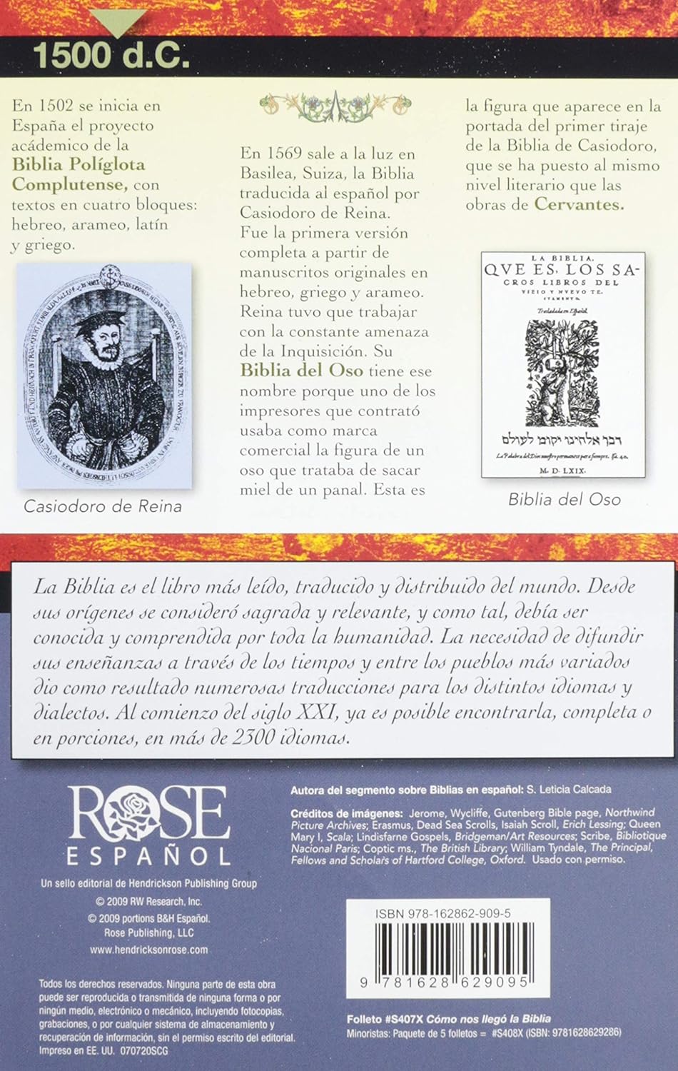 Cómo nos llegó la Biblia: Cronología de los principales eventos en la historia de la Biblia (Spanish Edition)