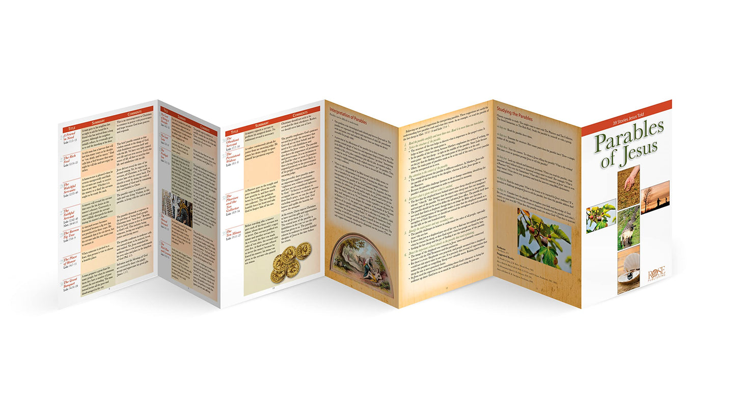 PAMPHLET- Parables of Jesus: 39 Stories Jesus Told