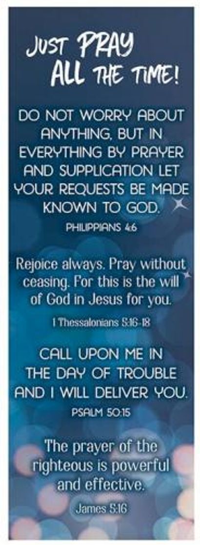 BOOKMARK-PK JUST PRAY