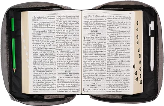 Poly-Canvas Bible Cover The Lord is My Light - Psalm 27:1