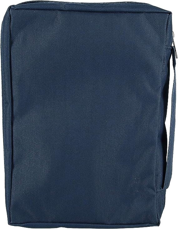 Creative Brands Faithworks - Canvas Bible Cover with Carry Handle French Press Mornings Gifts of Faith Collection, 7 x 10-Inch, Justly - Mercy - Humbly