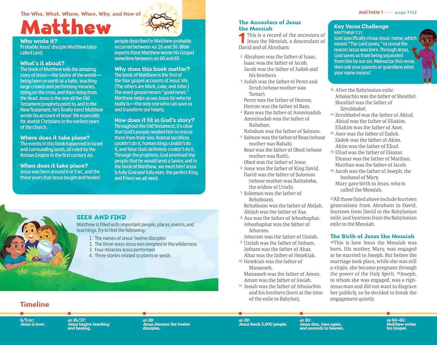 NLT Go Bible for Kids (LeatherLike, Beach Sunrise)