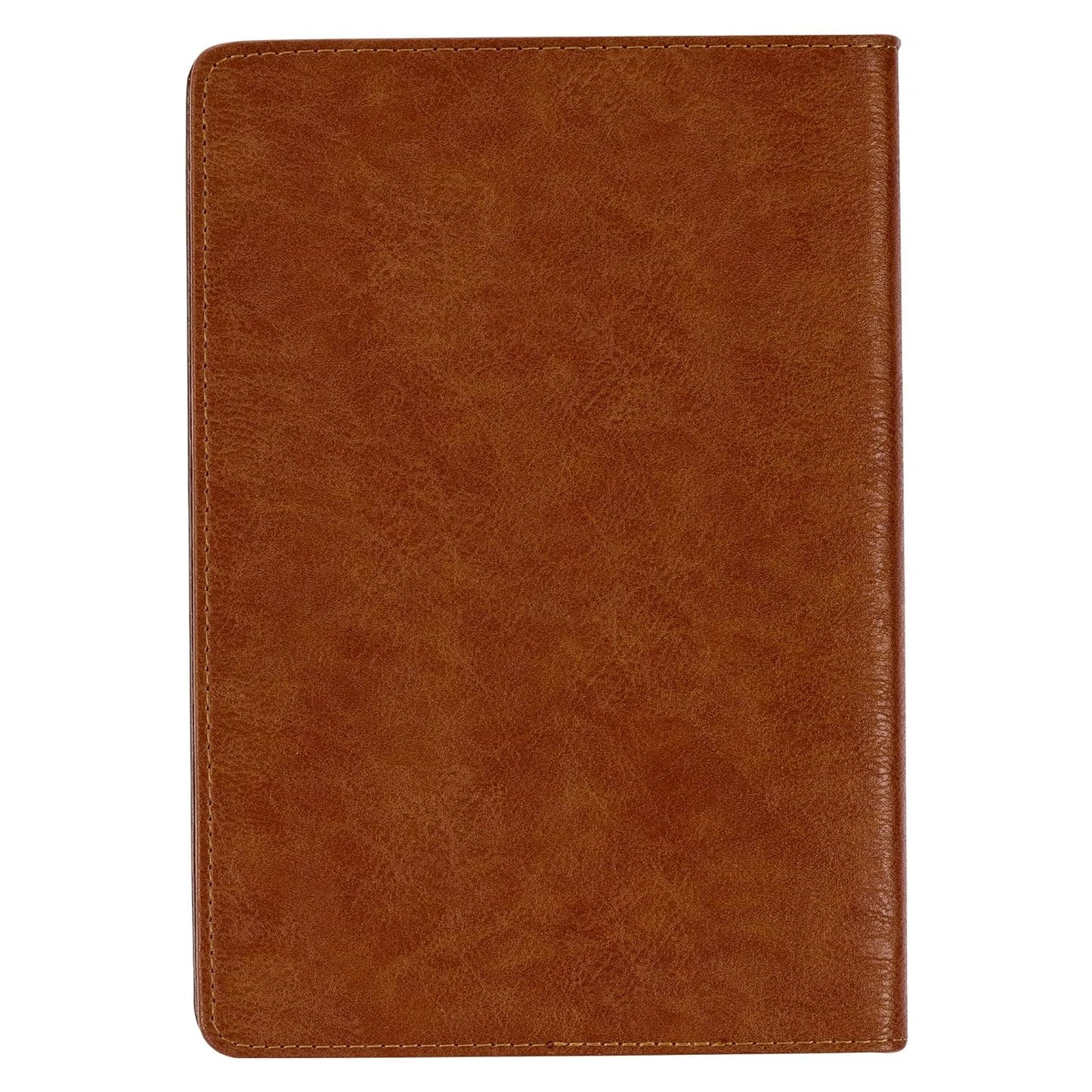 Journal Stand Firm in the Faith 1 Cor. 16:13 Inspirational Scripture Notebook, Ribbon Marker, Brown Faux Leather Flexcover, 336 Ruled Pages