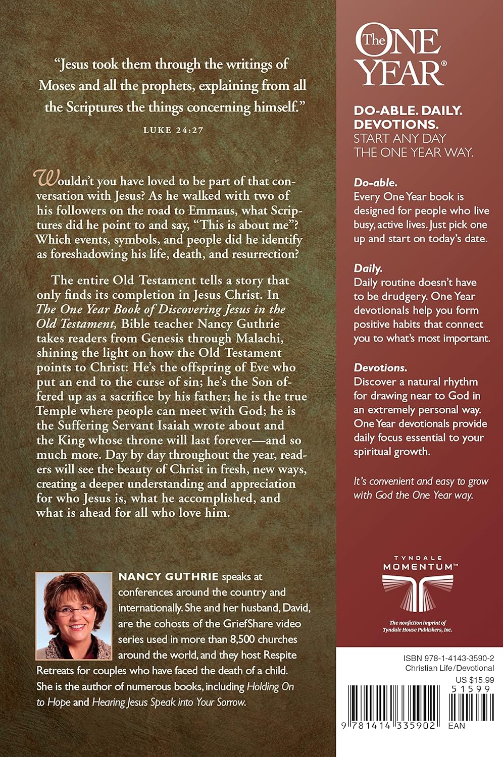 The One Year Book of Discovering Jesus in the Old Testament
