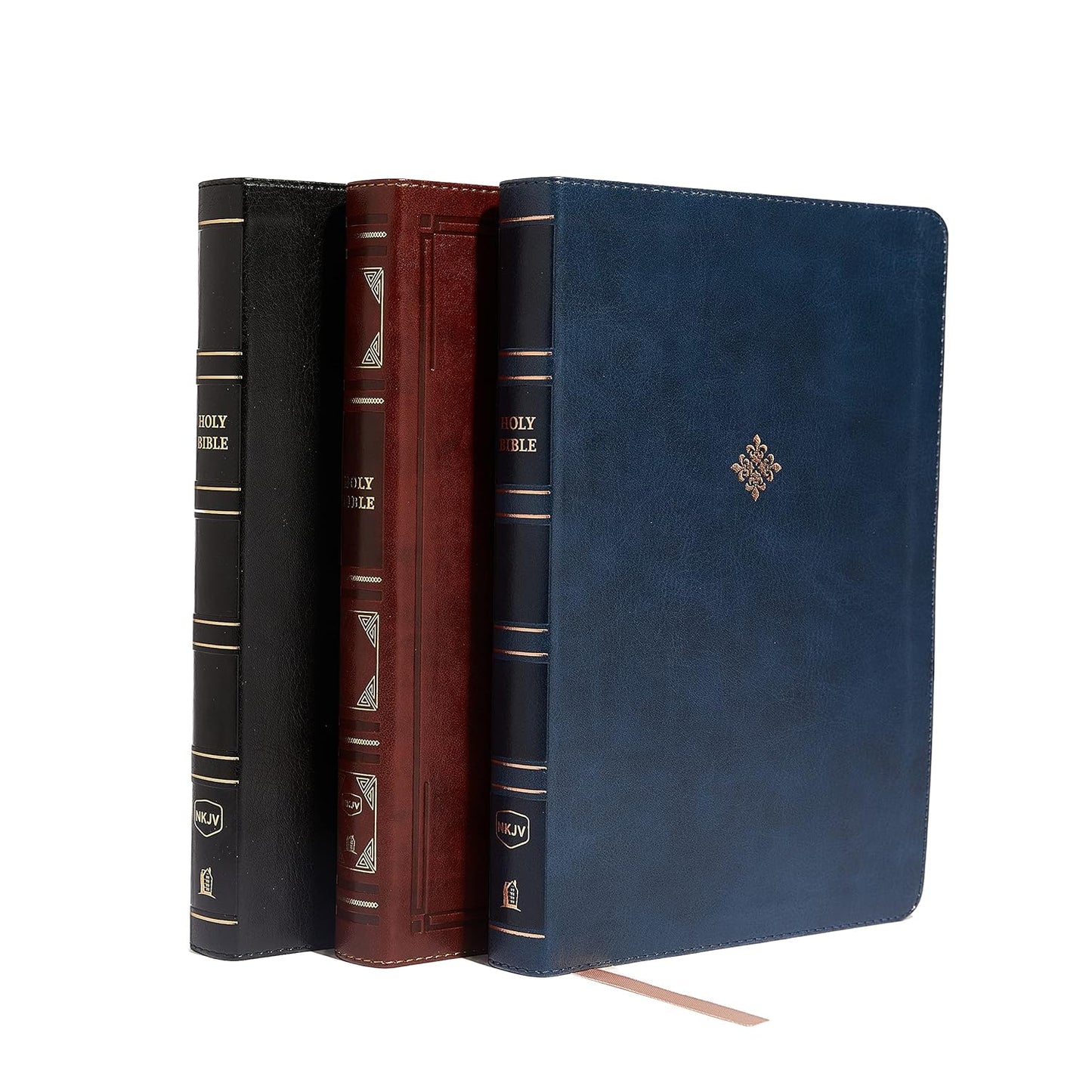 NKJV Large-Print Thinline Reference Bible Black