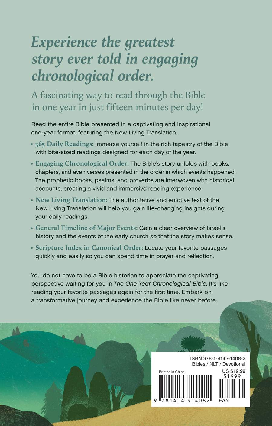 NLT The One Year Chronological Bible