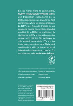 Santa Biblia NTV, Edición compacta (SentiPiel, Menta)