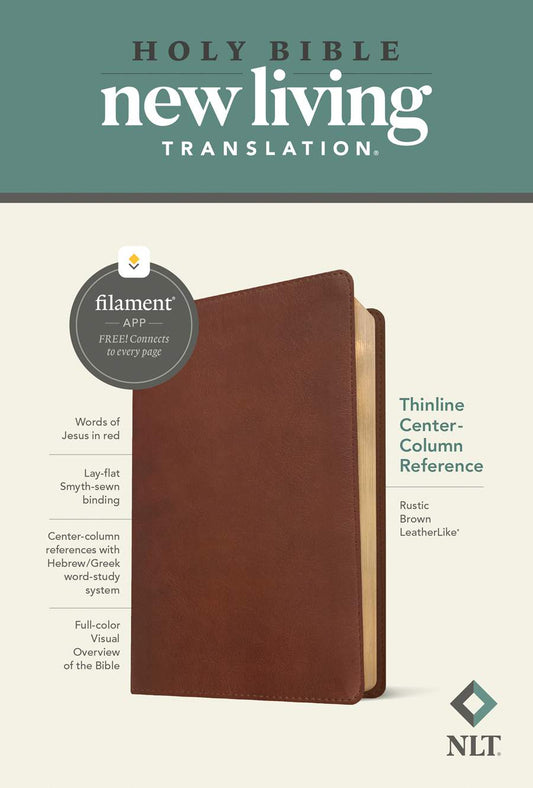 NLT Thinline Center-Column Reference Bible, Filament-Enabled Edition