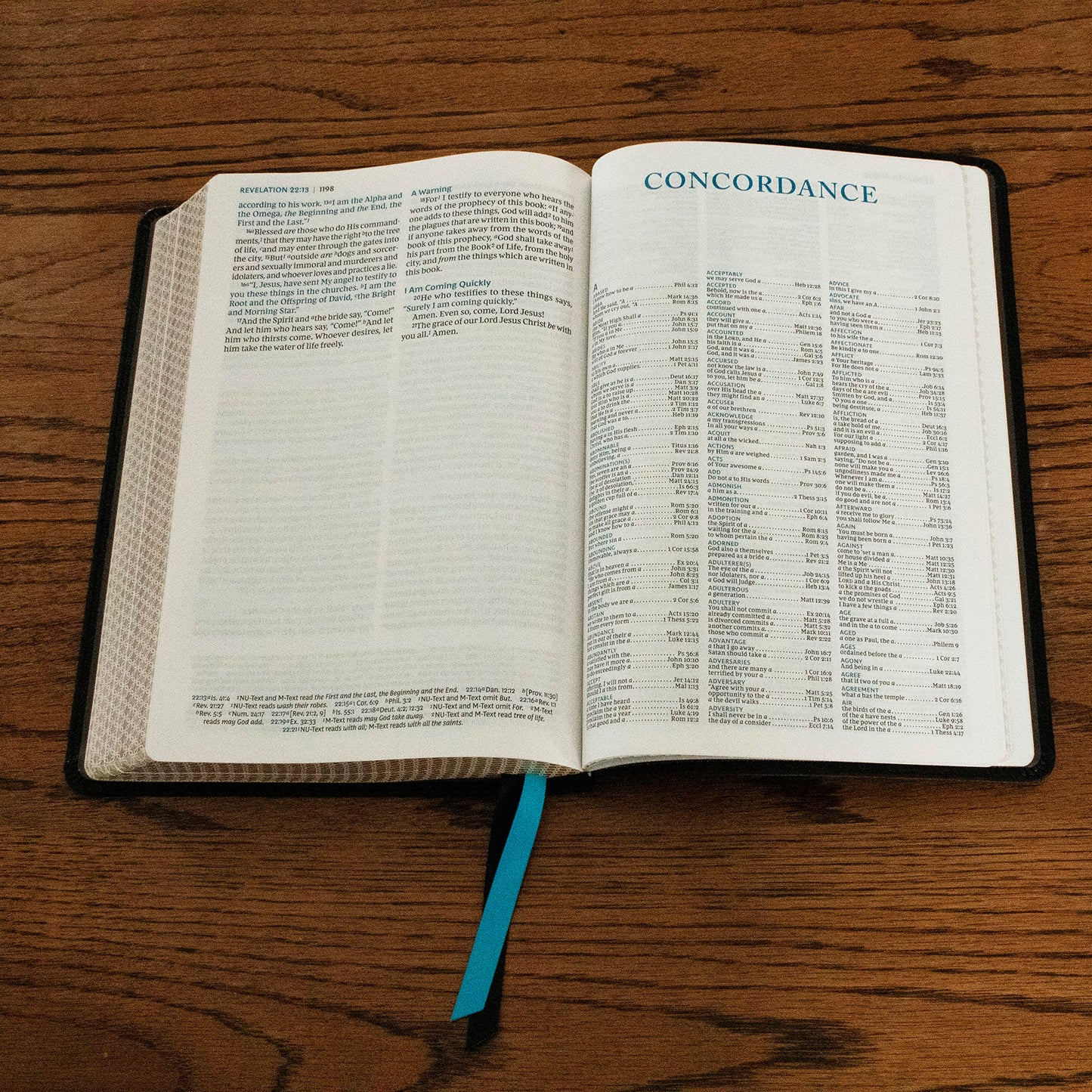 NKJV, Large Print Thinline Reference Bible, Blue Letter, Maclaren Series
