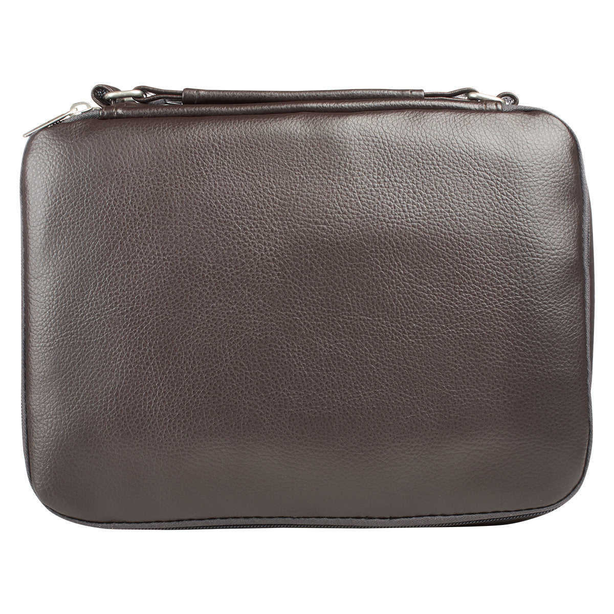 Two-fold Black Faux Leather Organizer Bible Cover