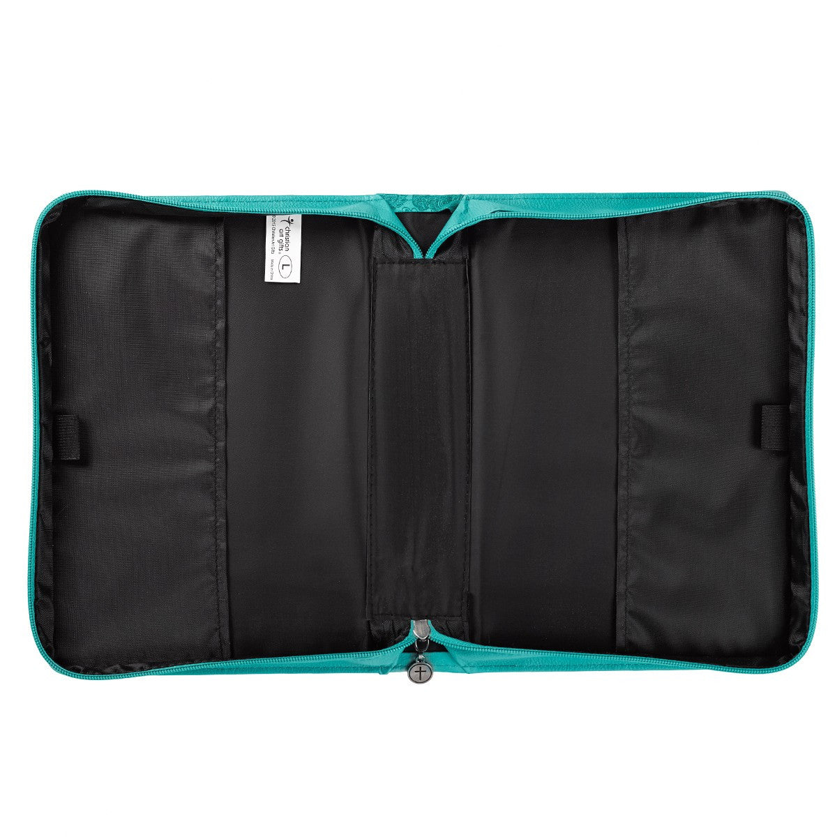 Everlasting Love Turquoise Faux Leather Fashion Bible Cover - Jeremiah 31:3
