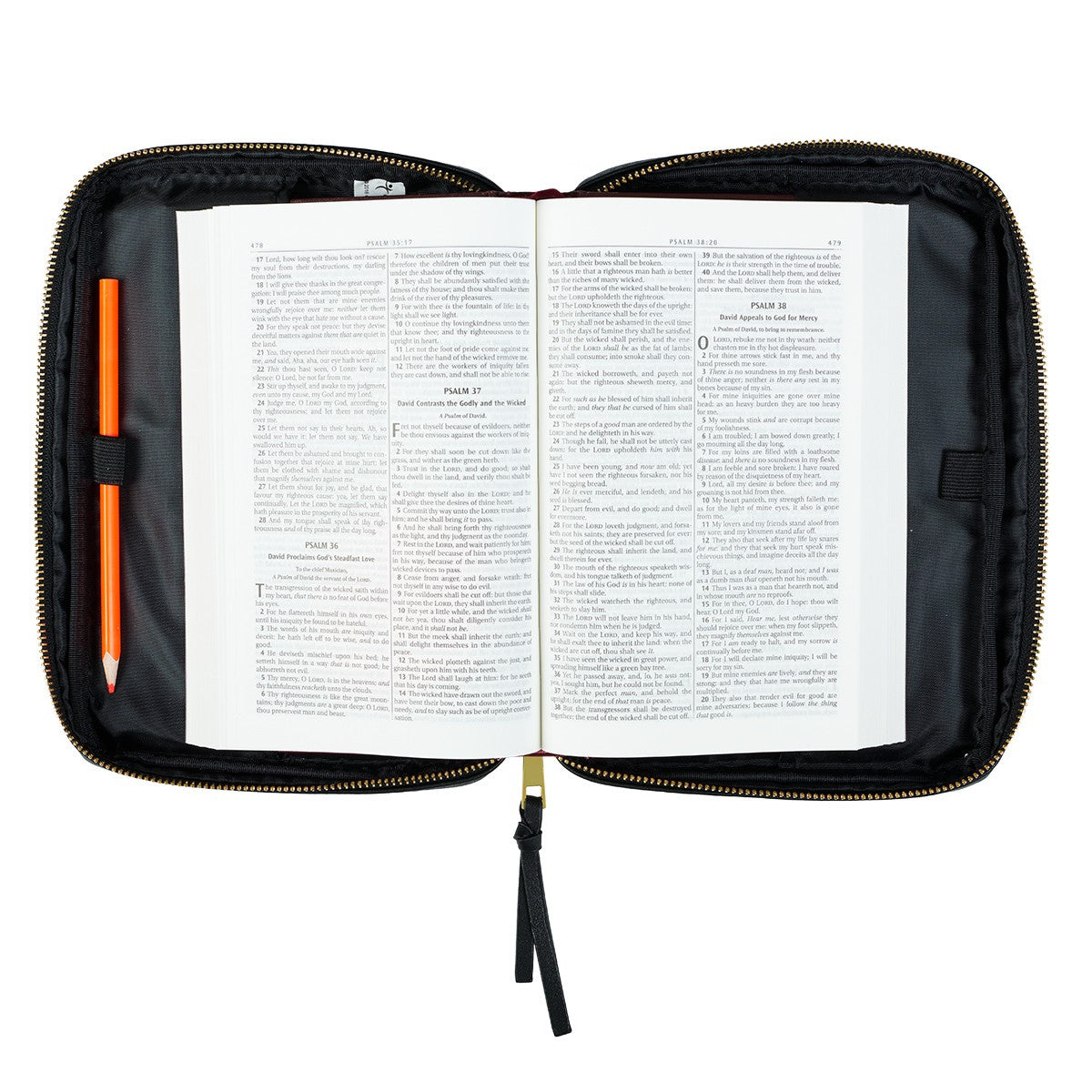 Amazing Grace Two-Tone Lux Leather Bible Cover