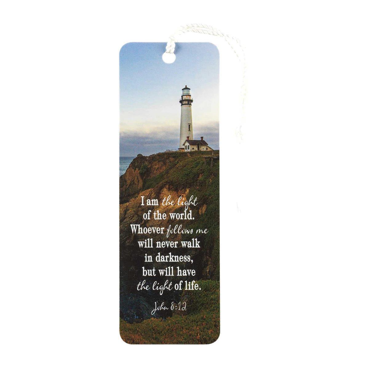 BOOKMARK-LIGHTHOUSE JOHN 8:12