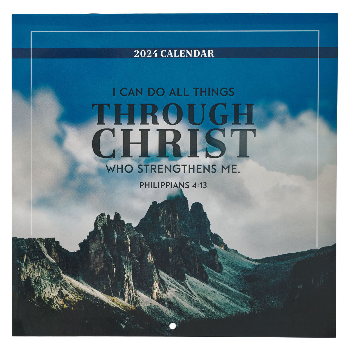 2024 Through Christ Wall Calendar - Philippians 4:13