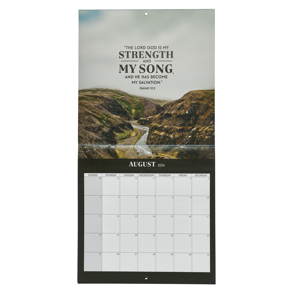 2024 Through Christ Wall Calendar - Philippians 4:13