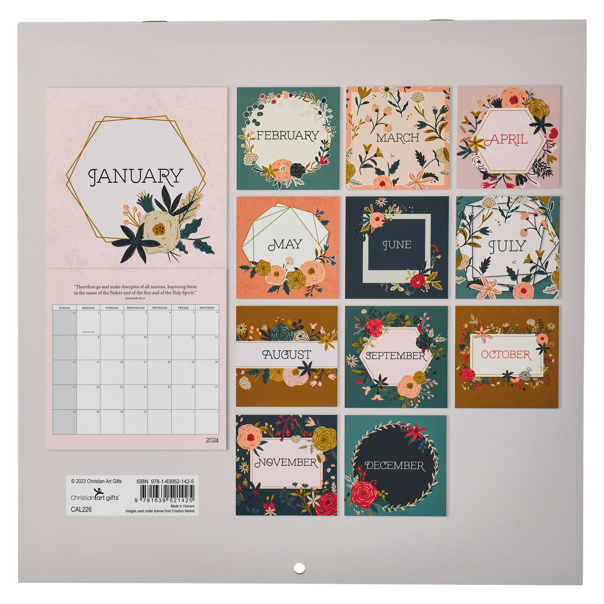 2024 Walk by Faith Wall Calendar