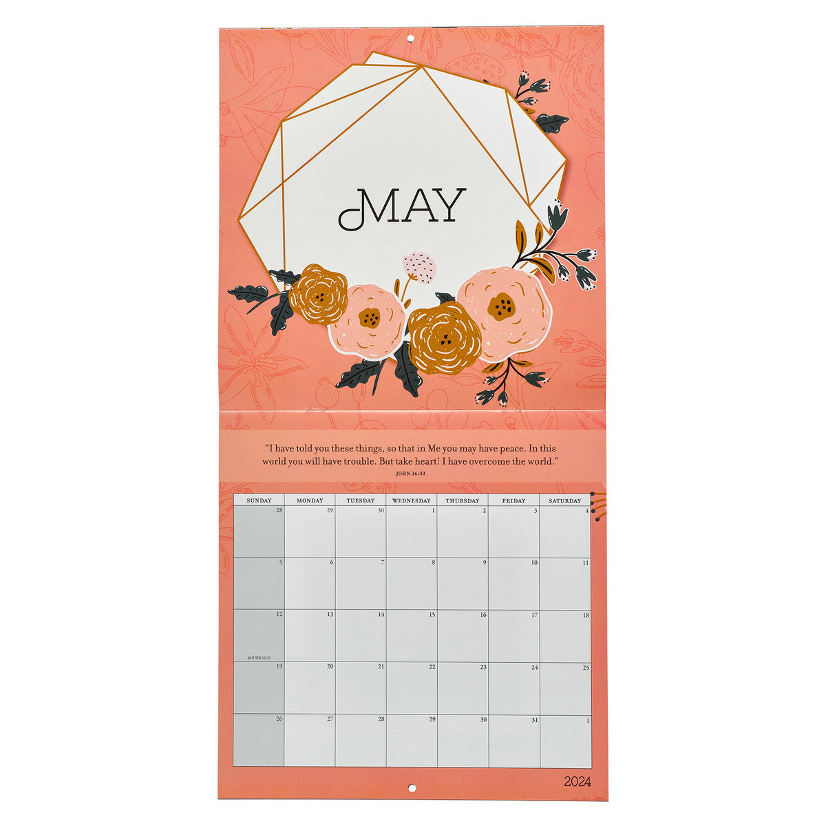 2024 Walk by Faith Wall Calendar