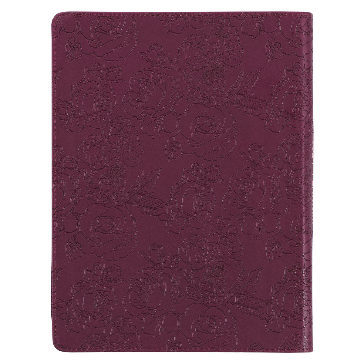 2024 Be Still Burgundy Faux Leather 18-Month Planner for Women - Psalm 46:10