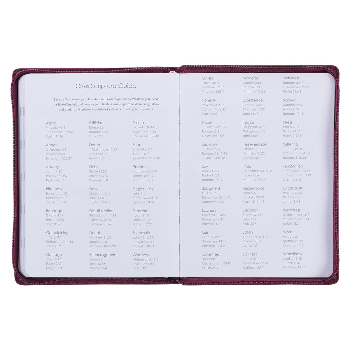 2024 Be Still Burgundy Faux Leather 18-Month Planner for Women - Psalm 46:10