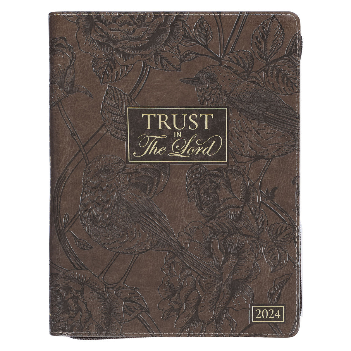 Trust in the Lord Sparrow Faux Leather 18-Month Planner for Women