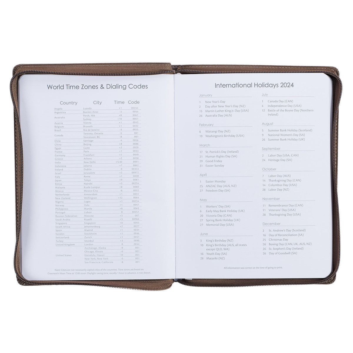 Trust in the Lord Sparrow Faux Leather 18-Month Planner for Women