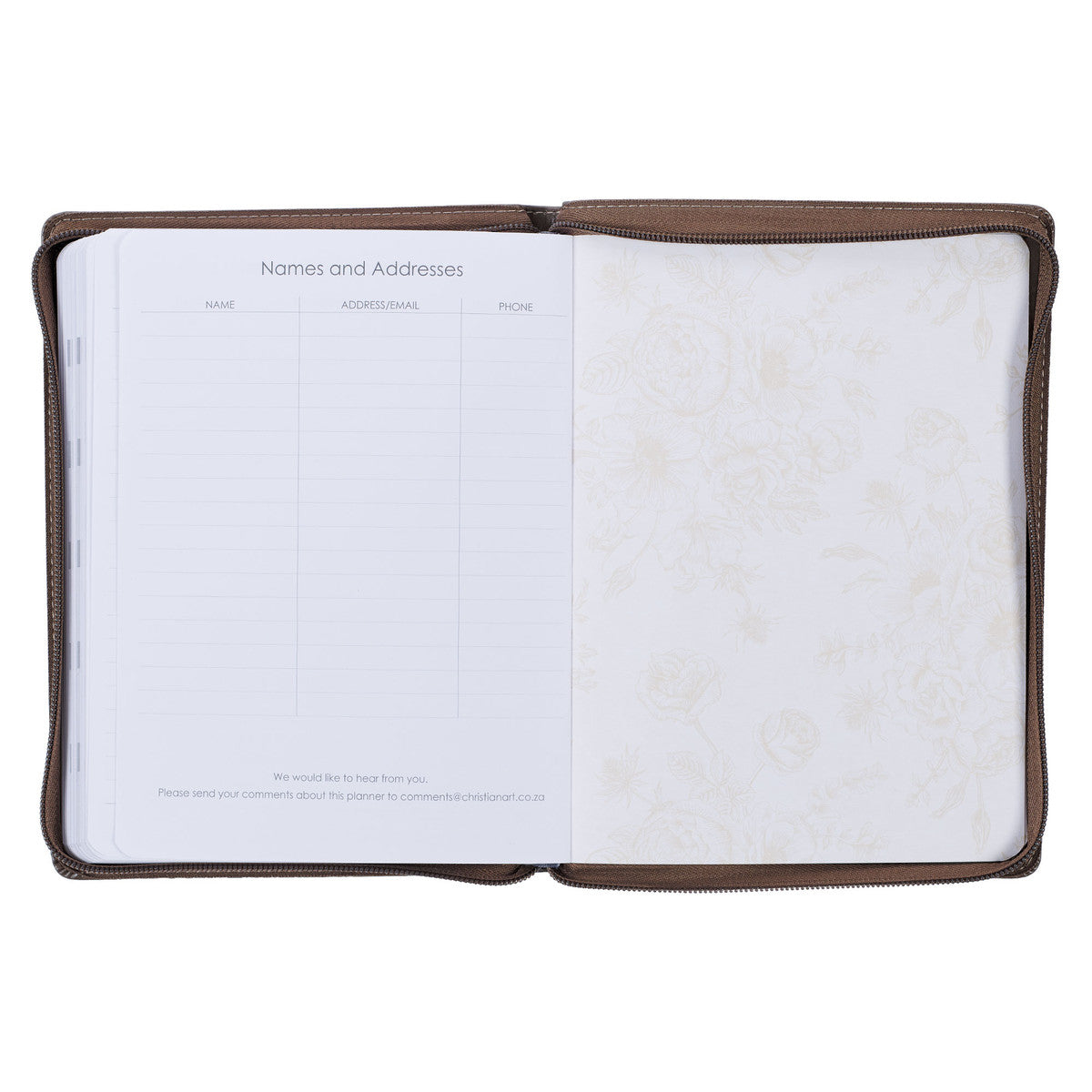Trust in the Lord Sparrow Faux Leather 18-Month Planner for Women
