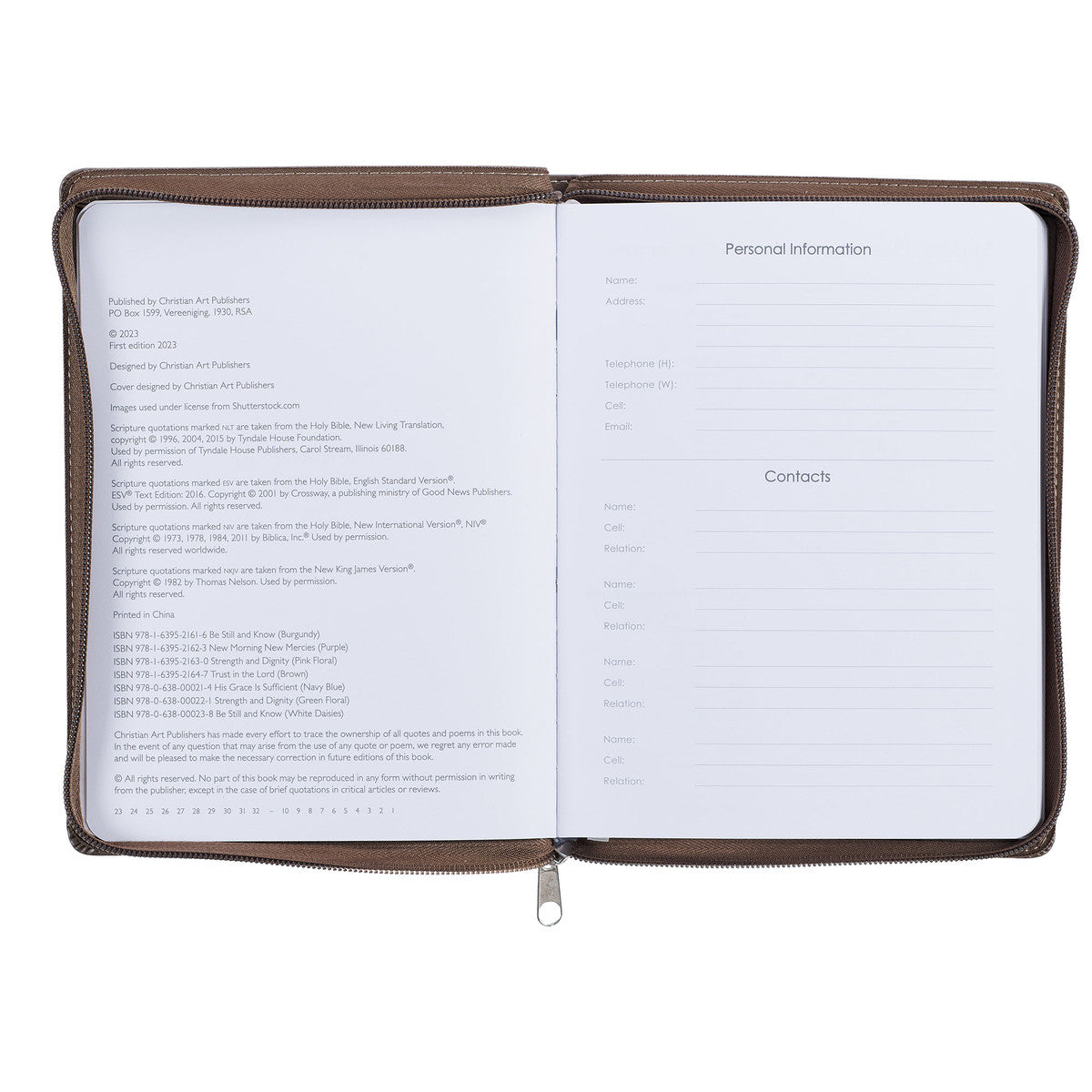 Trust in the Lord Sparrow Faux Leather 18-Month Planner for Women