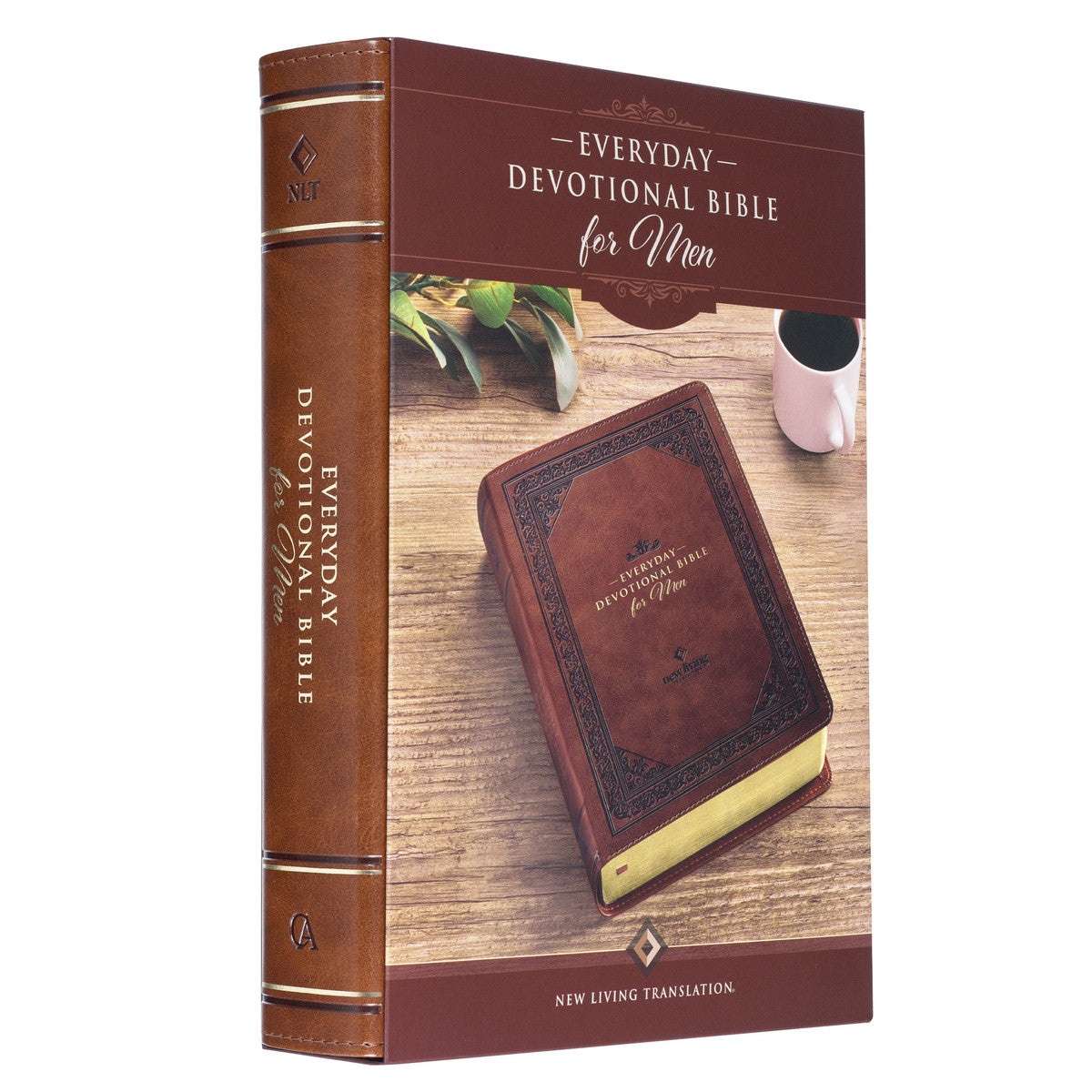 NLT Holy Bible Everyday Devotional Bible for Men