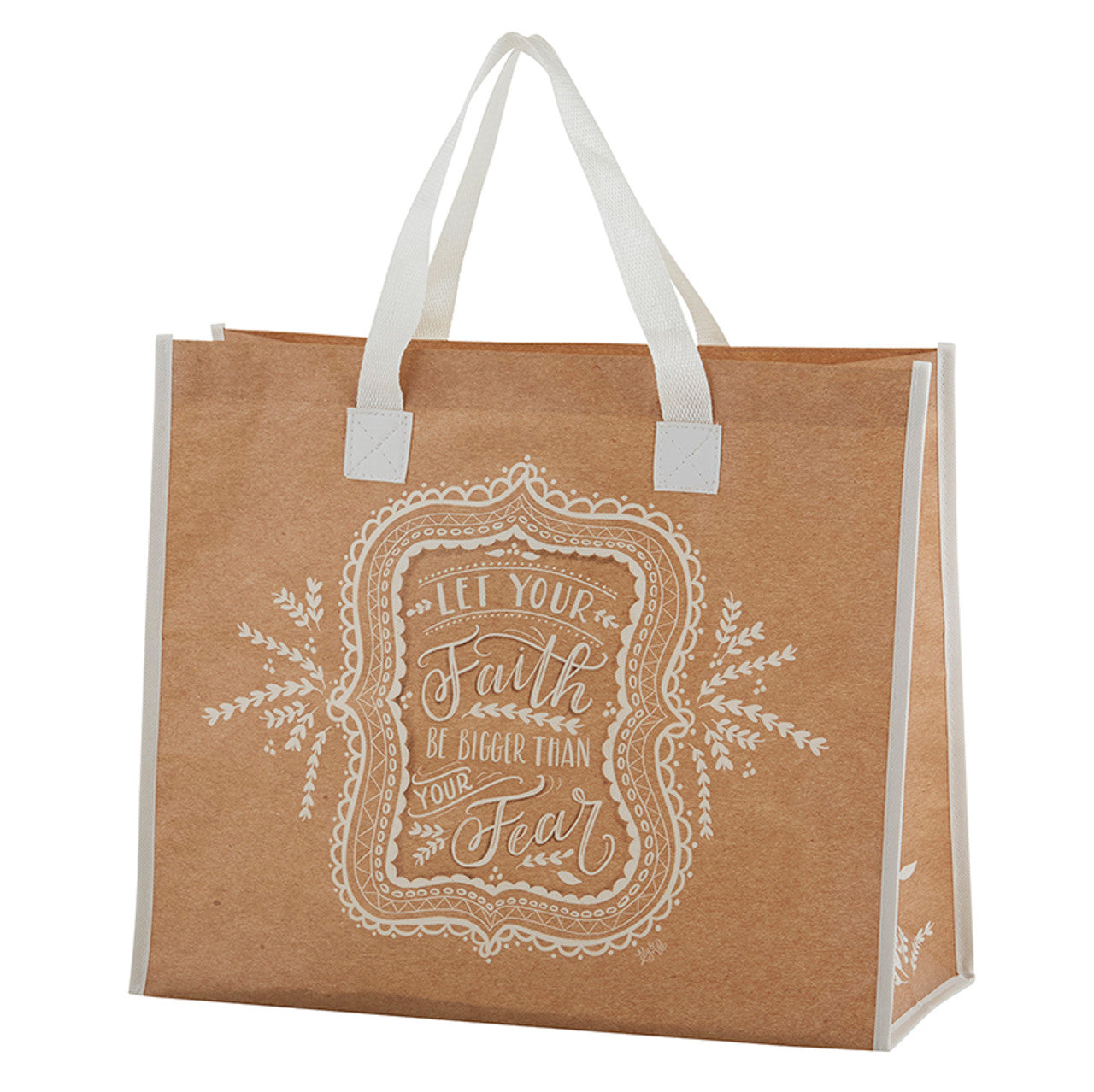 Faith Bigger than Fear - Tote Bag