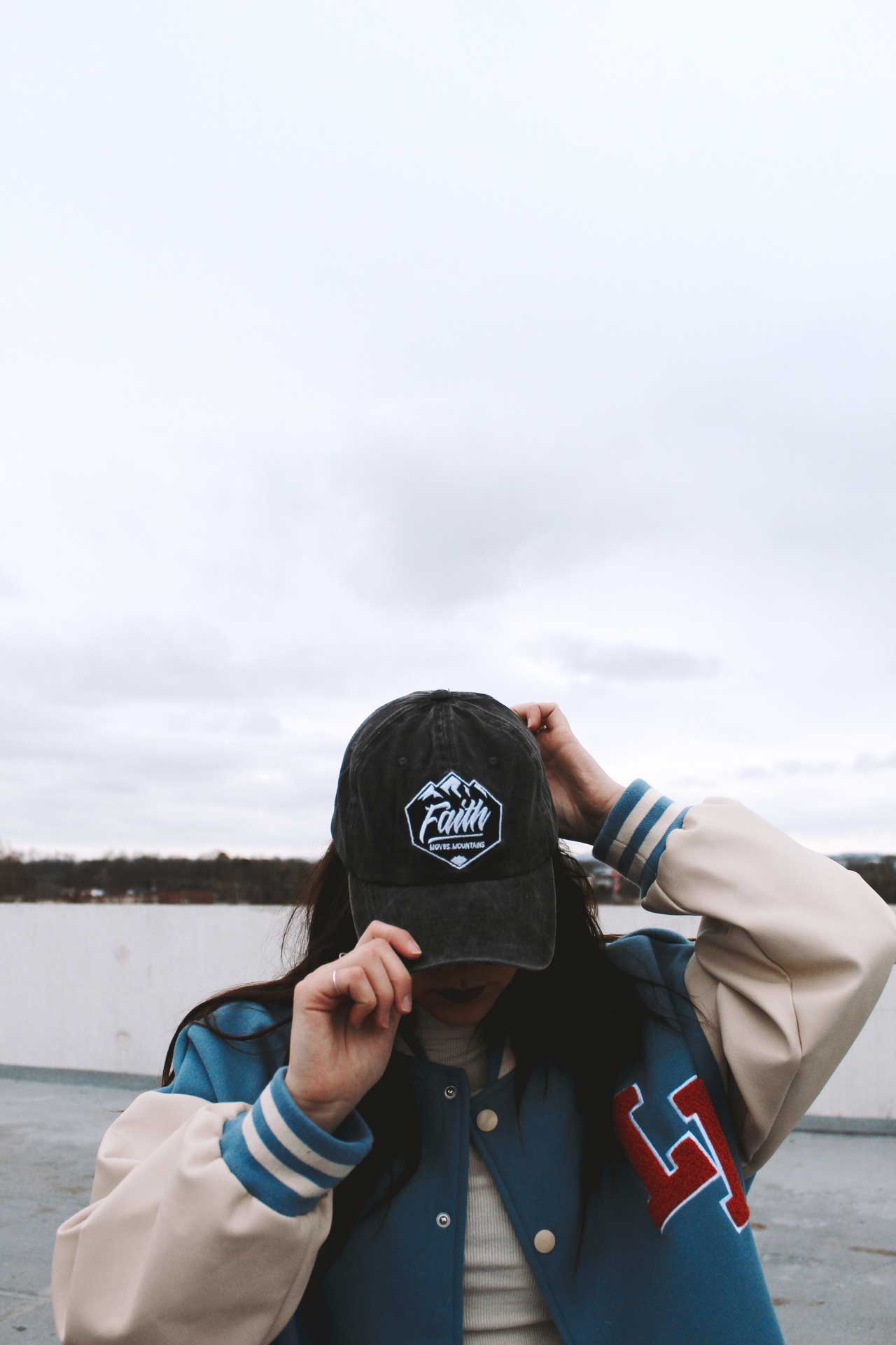 Hat Gray “Faith Moves Mountains”