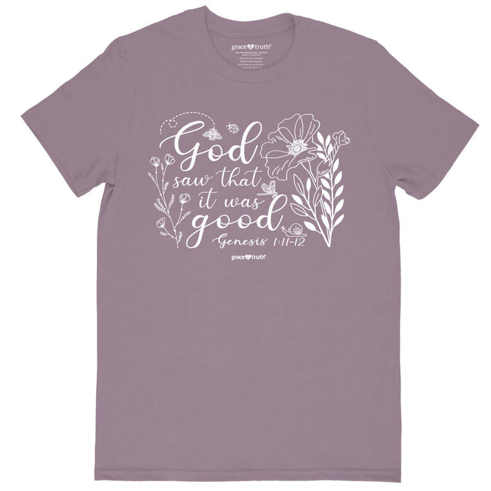 grace & truth Womens T-Shirt It Was Good Genesis 1: 11-12