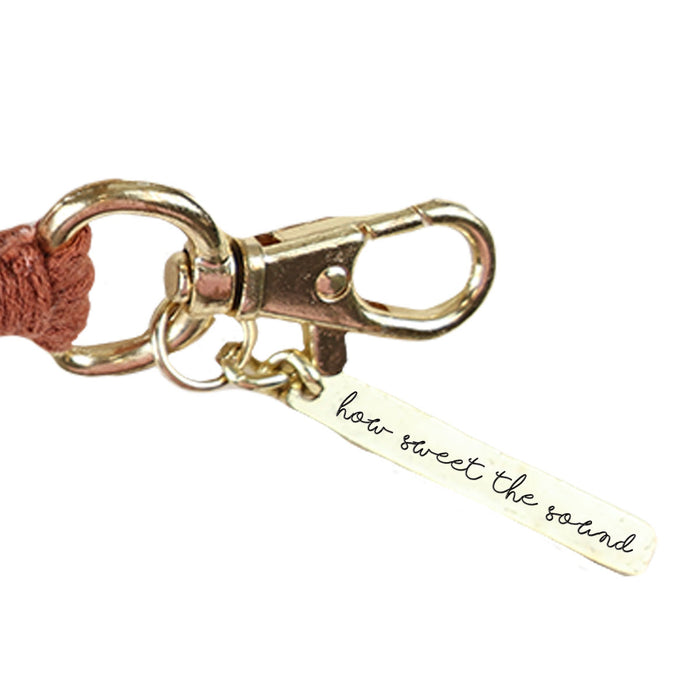 grace & truth Macrame Keychain Amazing Grace