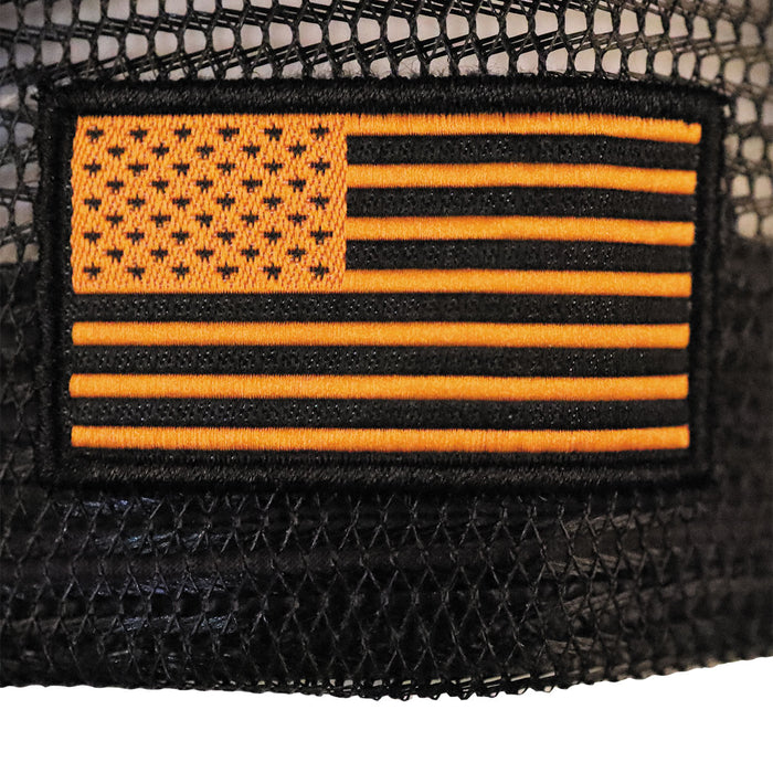 HOLD FAST Mens Cap Camo American Flag