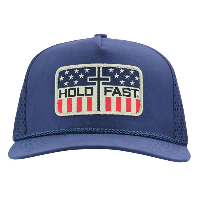 HOLD FAST Mens Cap Flag Patch