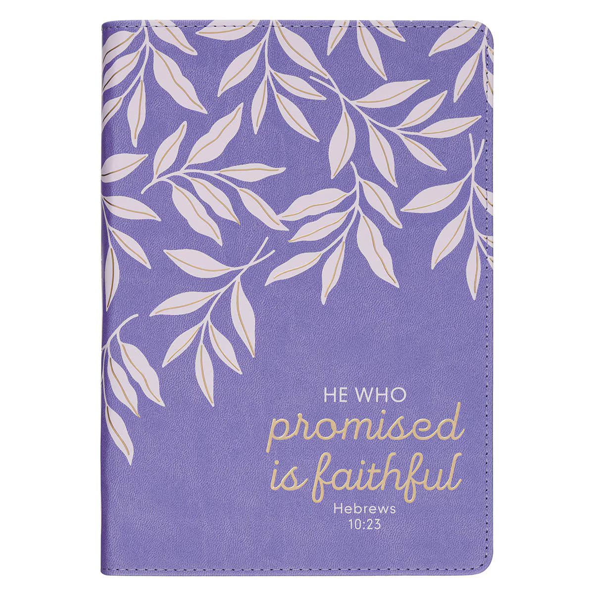 Faithful Promise Lavender Garden Faux Leather Classic Journal