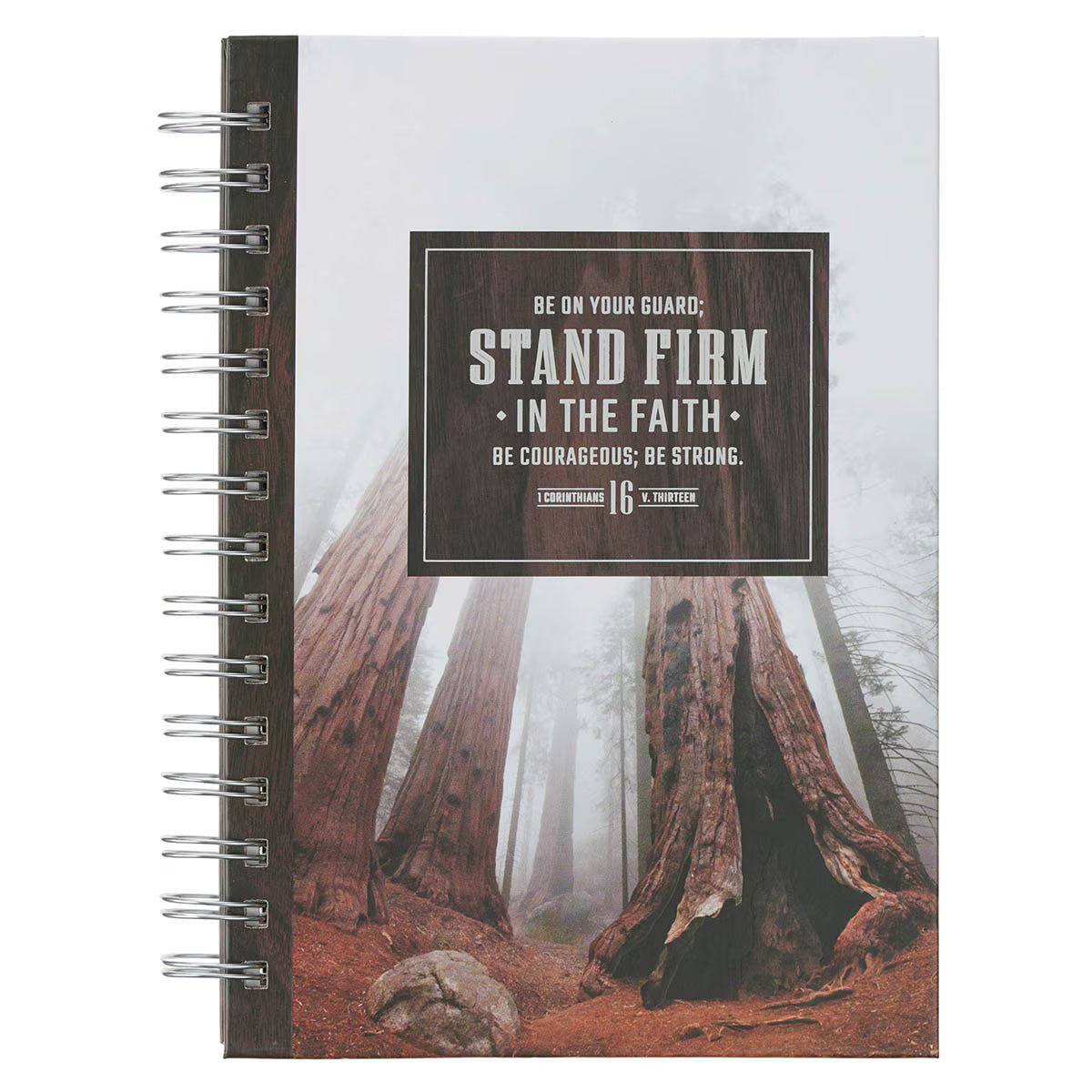 Stand Firm in the Faith Redwood Spiral Journal