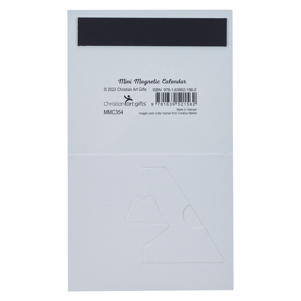 2024 Through Christ Mini Magnetic Calendar - Philippians 4:13