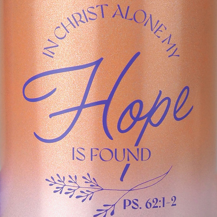 Kerusso 30 oz Stainless Steel Mug With Straw Hope